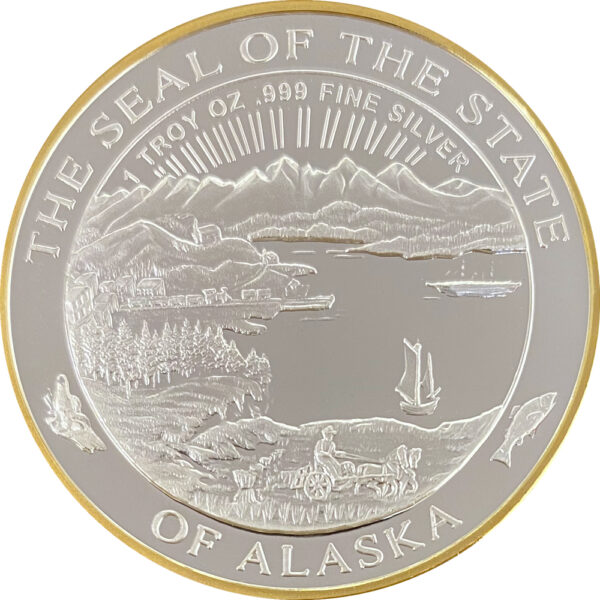 1993 Official State of Alaska Medallion - Alaska Mint
