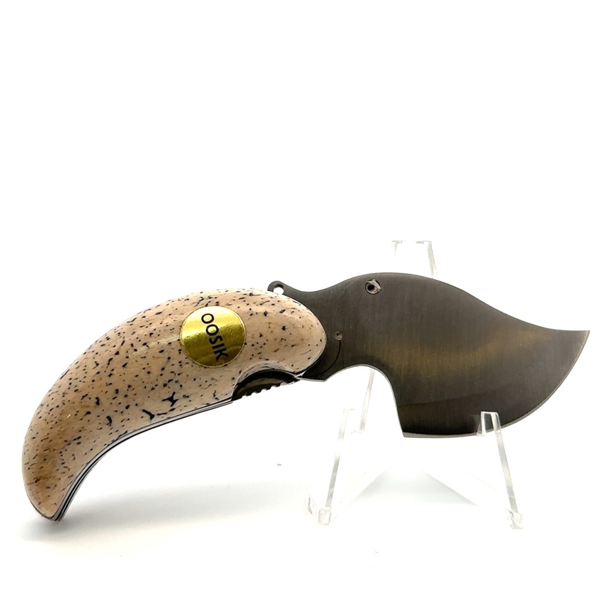 Walrus Oosik Handle Ulu Style Pocket Knife
