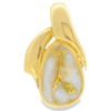 Gold Quartz Pendant, Alaska Mint