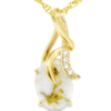 Gold quartz pendant, Alaska Mint