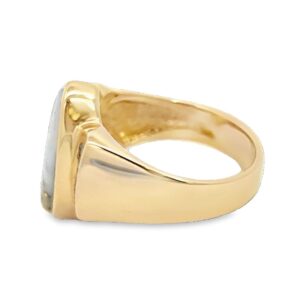 Ladies Diamond & Gold Quartz Ring, Alaska Mint