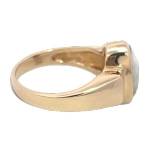 Ladies Gold Quartz & Diamond Ring, Alaska Mint