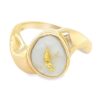 Ladies Gold Quartz Ring, Alaska Mint