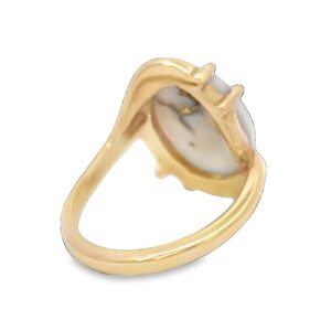 Ladies Gold Quartz Ring, Alaska Mint