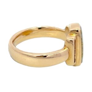 Ladies Gold Quartz & Diamond Ring, Alaska Mint