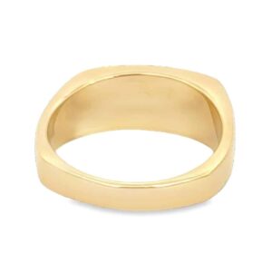 Men's Gold Quartz & Diamond Band, Alaska Mint