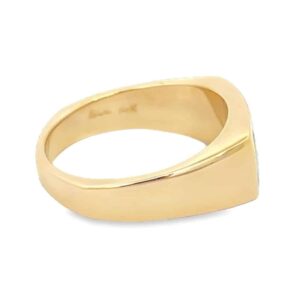 Men's Gold Quartz & Diamond Band, Alaska Mint