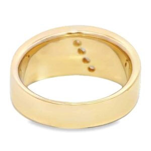 Nugget, Diamond & Gold Quartz Men's Ring, Alaska Mint