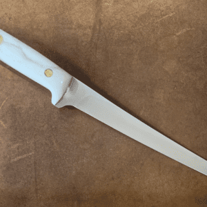 Fillet Knife with Caribou Antler Handle