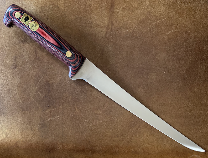 Fillet Knife with Dymond Wood Handle