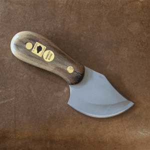"Mule Skinner" Style Hunting Knife with Mammoth Bone Handle