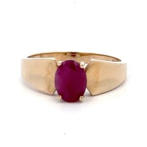 Estate Lady's Ruby 14k Ring