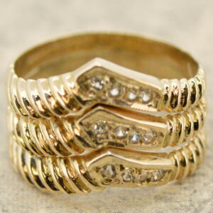 Estate Ladies CZ 14k Ring
