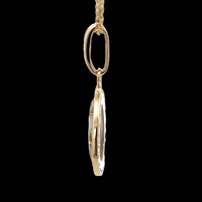 Gold quartz, Pendant, Alaska Mint, PN1103DQ