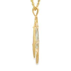Gold Quartz Pendant, Alaska Mint