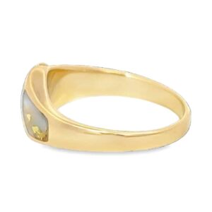 Gold Quartz Ladies Diamond Ring, Alaska Mint