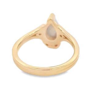 Ladies Gold Quartz & Diamond Ring, Alaska Mint