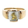Ladies Gold Quartz Band with Diamonds, Alaska Mint
