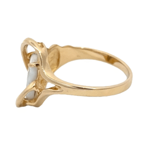 Ladies Gold Quartz Ring, Alaska Mint