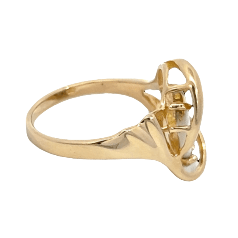 Ladies Gold Quartz Ring, Alaska Mint