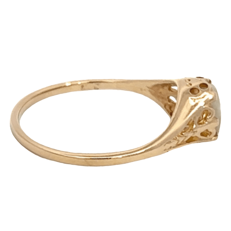 Ladies Gold Quartz Ring, Alaska Mint