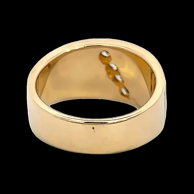 Gold quartz, Ring, Alaska Mint, Gold nugget, Diamond, RL883D20NQ