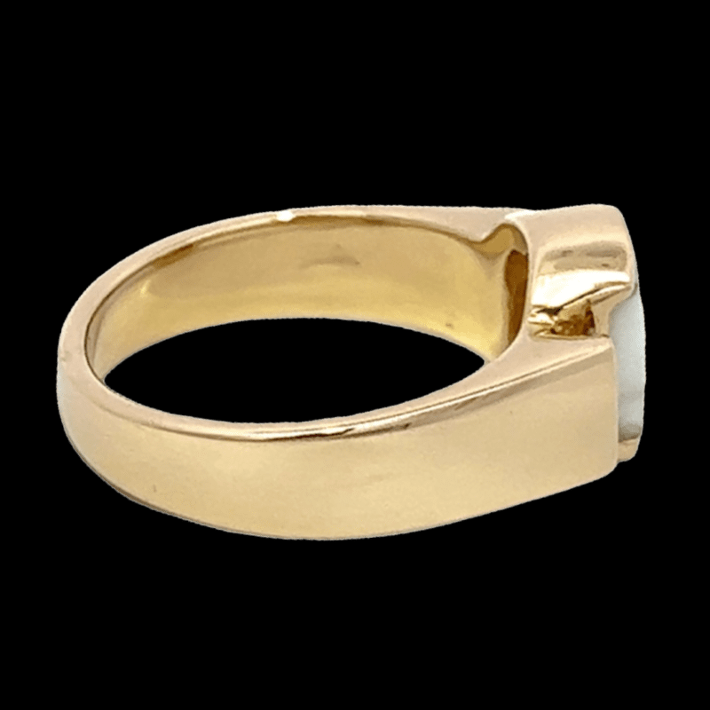 Gold quartz, Ring, Alaska Mint, Diamond, RLDL64D15Q