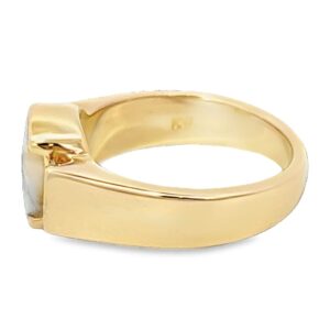 Ladies Band Gold Quartz & Diamonds, Alaska Mint