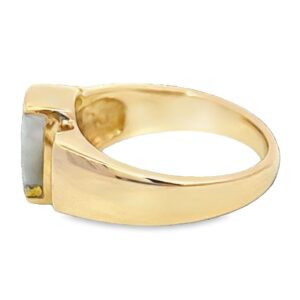 Ladies Gold Quartz Band with Diamonds, Alaska Mint