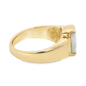 Ladies Gold Quartz Band with Diamonds, Alaska Mint