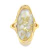 Ladies Ring Gold Quartz, Alaska Mint