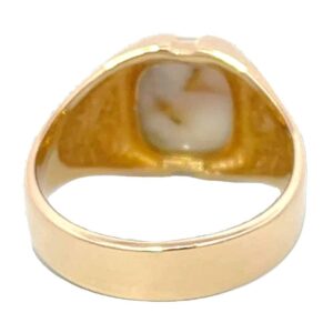 Men's Gold Quartz Ring, Alaska Mint