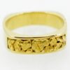 Men's Gold Nugget Ring