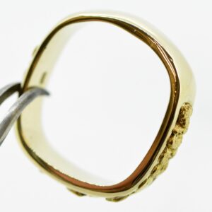 Men's Gold Nugget Ring