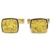 Gold Nugget Cuff Links. Alaska Mint