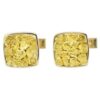 Gold Nugget Cuff Links, Alaska Mint