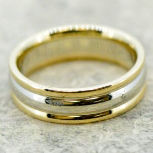 Estate Ladies 14k Two Tone Gold Ring