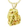 5.1 DWT Alaskan Gold Nugget Pendant, Alaska Mint