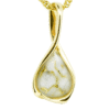 Gold Quartz Pendant, Alaska Mint