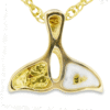 Gold Quartz Nuggets Left Side of Pendant, Alaska Mint