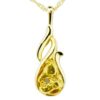 Alaskan Gold Nugget Pendant, Alaska Mint