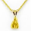 .9 DWT Alaskan Gold Nugget Pendant