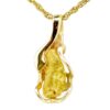 1.6 DWT Gold Nugget Pendant, Alaska Mint