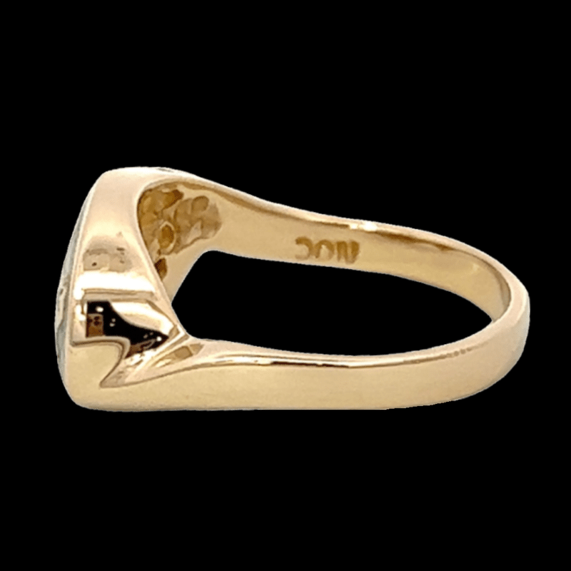 Gold quartz, Ring, Alaska Mint, Diamond, RL1065DQ