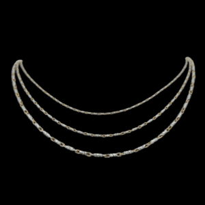 14k White & Yellow Gold 2-Tone Pendant Chains, Alaska Mint