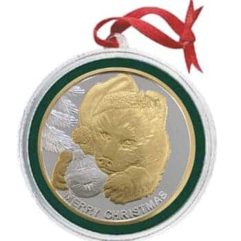 Cubby Christmas Medallion