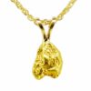 .8 DWT Alaskan Gold Nugget Pendant, Alaska Mint