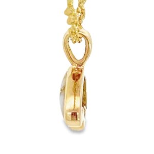 Gold Quartz Bear Pendant, Alaska Mint