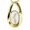 Gold quartz pendant, Alaska Mint