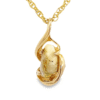 Gold quartz pendant, Alaska Mint